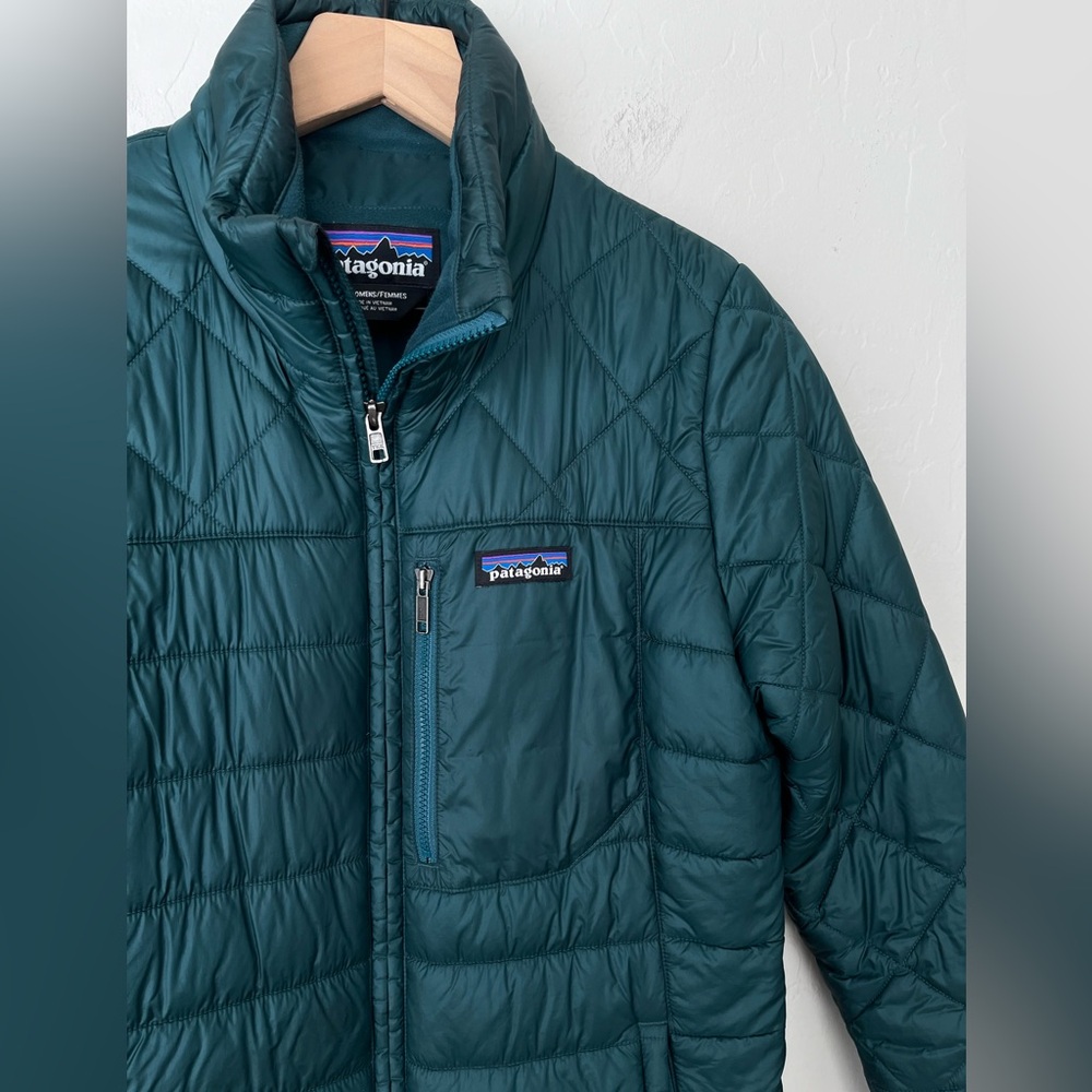 Patagonia Radalie puffer jacket emerald green medium RARE - Picture 8 of 11